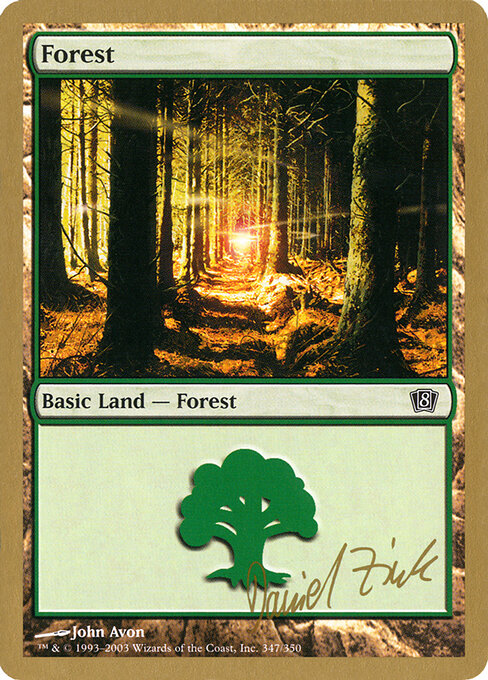 Forest — World Championship Decks 2003 #dz347, art by John Avon