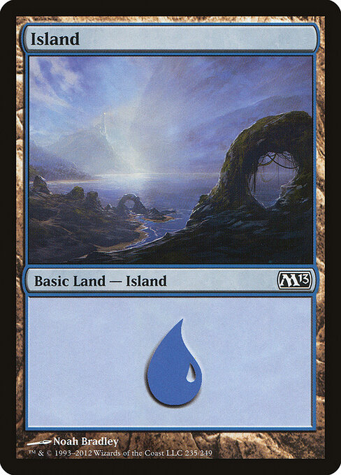 Island — Magic 2013 #235, art by Noah Bradley