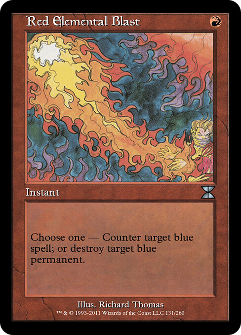 Red Elemental Blast — Masters Edition IV #131, art by Richard Thomas