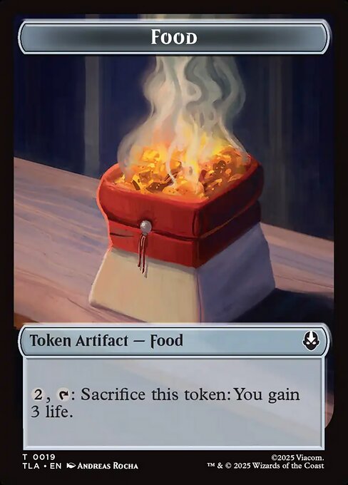 Food — Avatar: The Last Airbender Tokens #19, art by Andreas Rocha