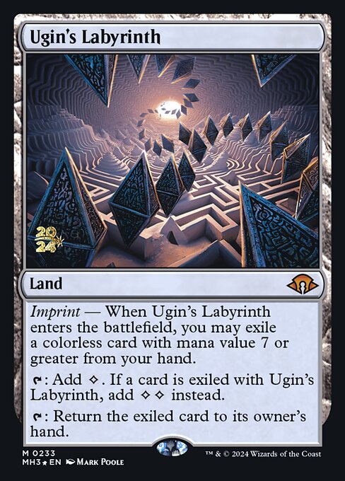Ugin's Labyrinth — Modern Horizons 3 Promos #233s, art by Mark Poole