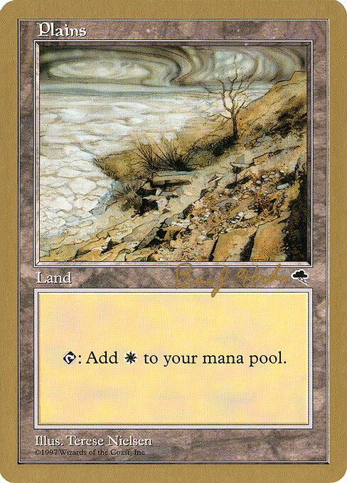 Plains — World Championship Decks 1998 #bh332, art by Terese Nielsen