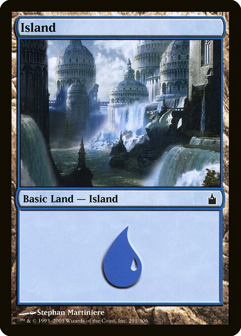 Island — Ravnica: City of Guilds #291, art by Stephan Martiniere