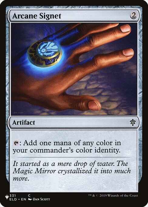 Arcane Signet — The List #ELD-331, art by Dan Murayama Scott