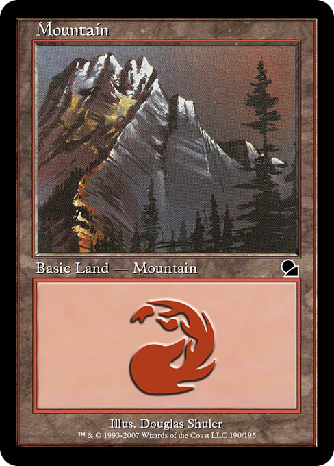Mountain — Masters Edition #190, art by Douglas Shuler