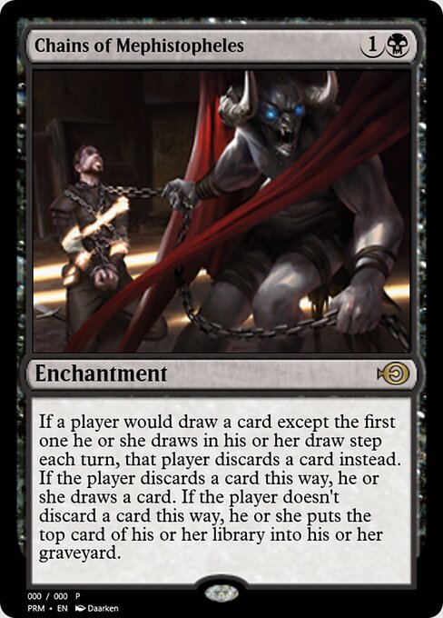 Chains of Mephistopheles — Magic Online Promos #65646, art by Daarken