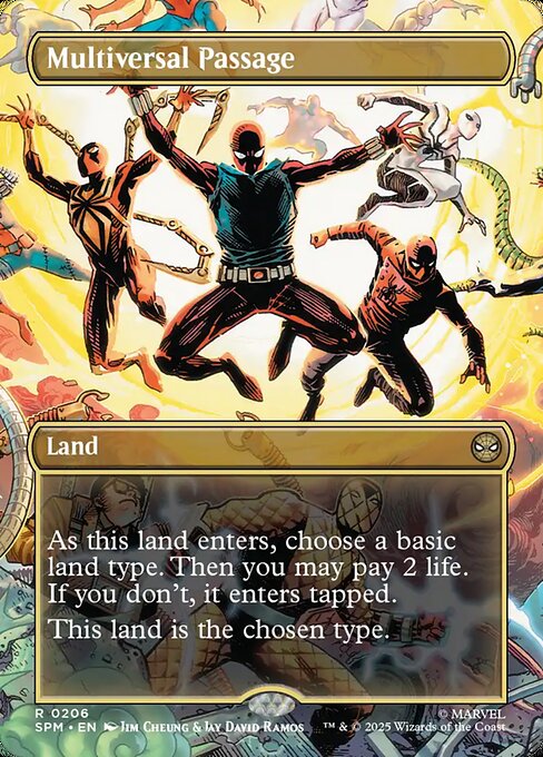 Multiversal Passage — Marvel's Spider-Man #206, art by Jim Cheung & Jay David Ramos