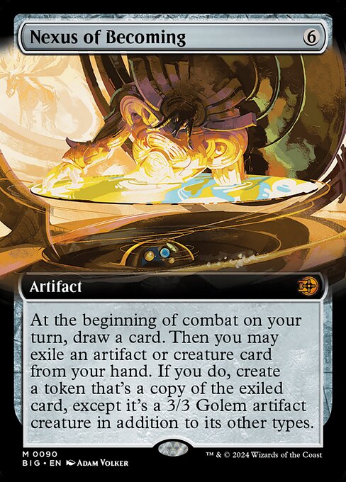 Nexus of Becoming — The Big Score #90, art by Adam Volker