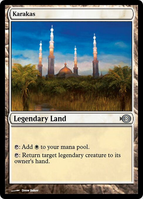 Karakas — Magic Online Promos #43592, art by Drew Baker