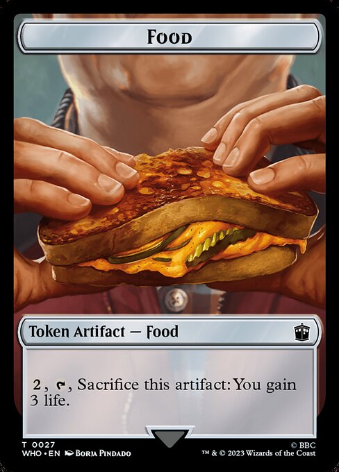Food — Doctor Who Tokens #27, art by Borja Pindado