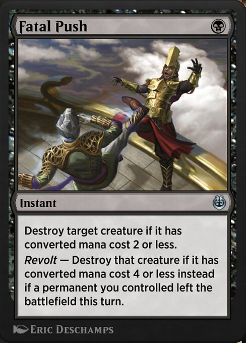 Fatal Push — Kaladesh Remastered #84, art by Eric Deschamps