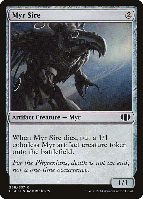 Myr Sire — Commander 2014 #256, art by Jaime Jones