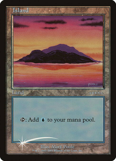 Island — Arena League 2002 #1, art by Mark Poole