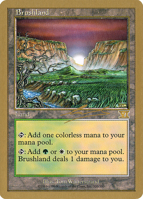 Brushland — World Championship Decks 2000 #nl320, art by Tom Wänerstrand