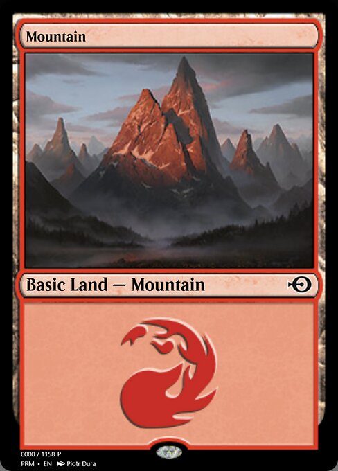 Mountain — Magic Online Promos #73630, art by Piotr Dura
