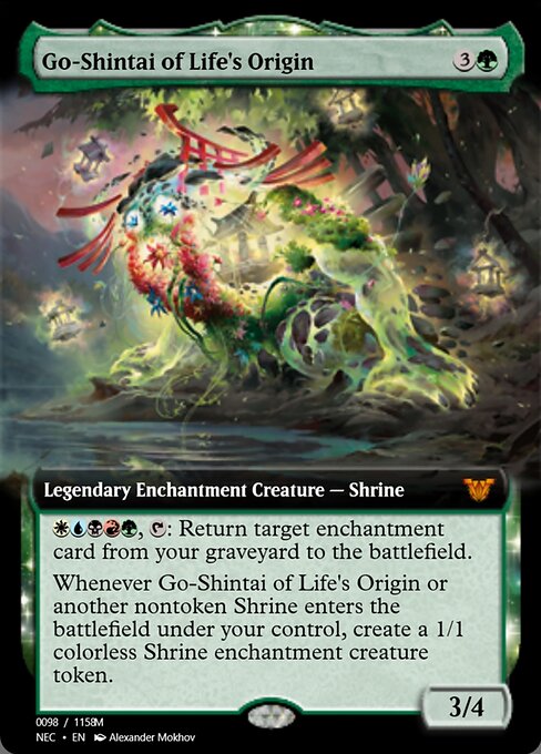 Go-Shintai of Life's Origin — Magic Online Promos #98059, art by Alexander Mokhov