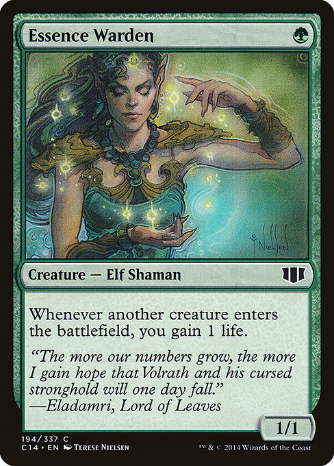 Essence Warden — Commander 2014 #194, art by Terese Nielsen