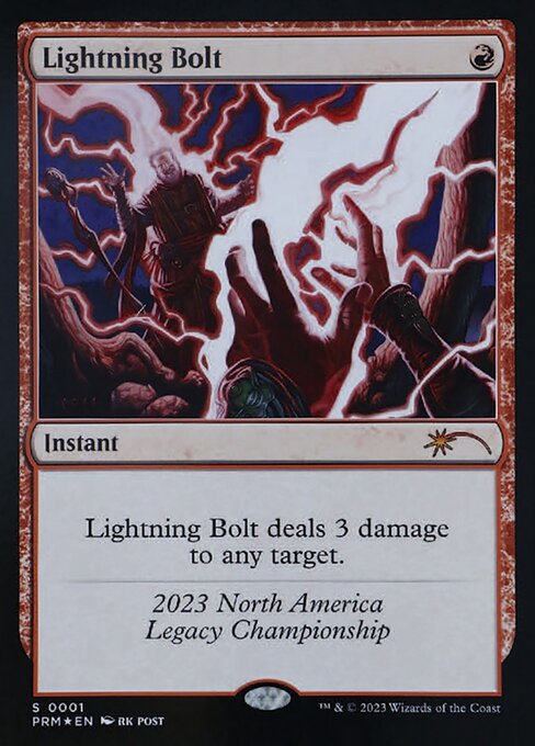Lightning Bolt — Legacy Championship #2023, art by rk post