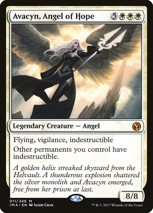 Avacyn, Angel of Hope — Iconic Masters #11, art by Jason Chan