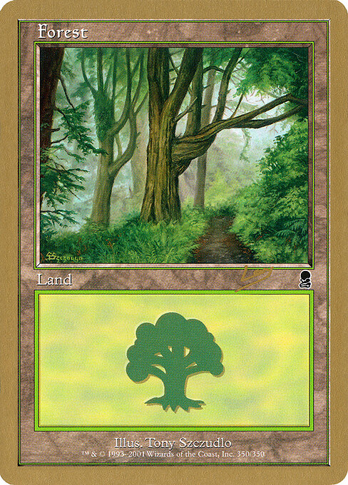 Forest — World Championship Decks 2002 #rl350, art by Tony Szczudlo