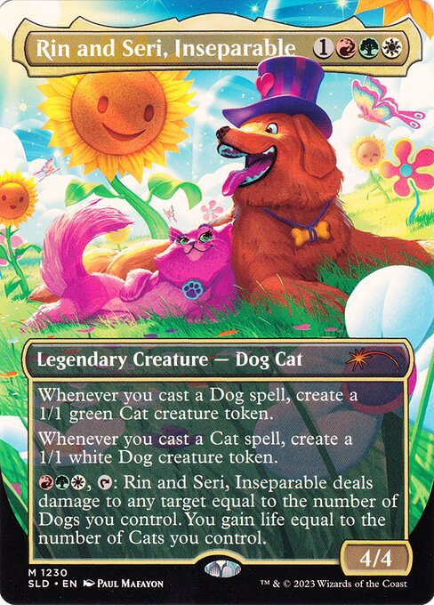 Rin and Seri, Inseparable — Secret Lair Drop #1230, art by Paul Mafayon