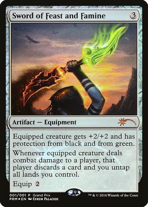 Sword of Feast and Famine — Grand Prix Promos #2016b, art by Efrem Palacios