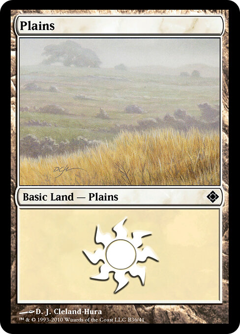 Plains — Magic Online Theme Decks #B36, art by D. J. Cleland-Hura