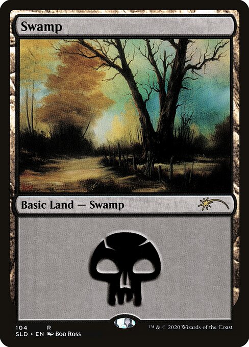 Swamp — Secret Lair Drop #104, art by Bob Ross