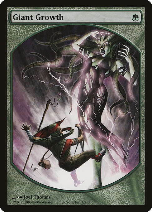 Giant Growth — Magic Player Rewards 2006 #4, art by Joel Thomas