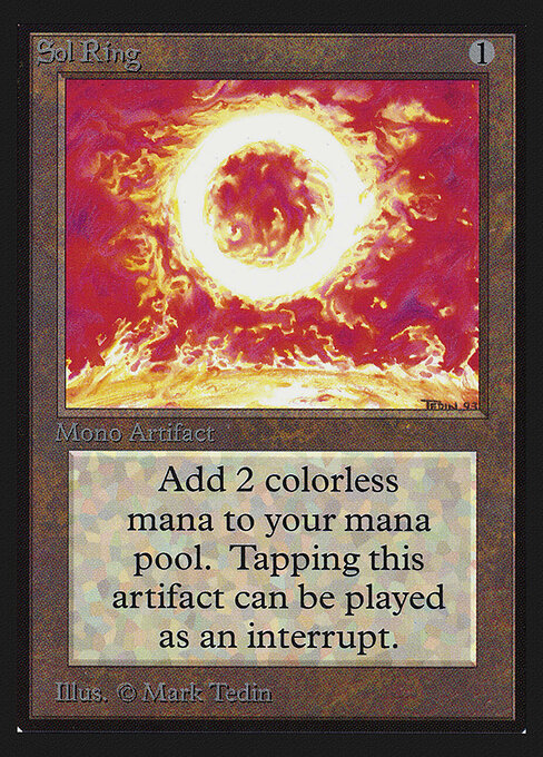 Sol Ring — Collectors' Edition #270, art by Mark Tedin