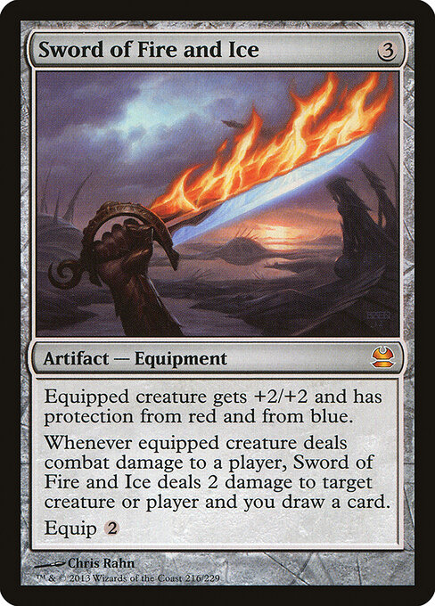 Sword of Fire and Ice — Modern Masters #216, art by Chris Rahn