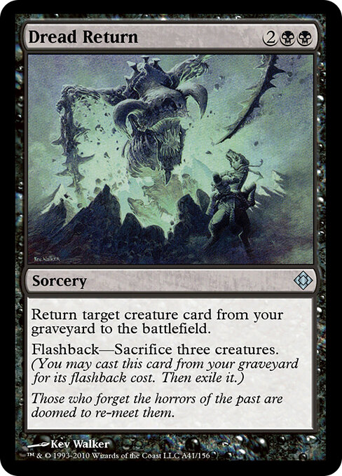 Dread Return — Magic Online Theme Decks #A41, art by Kev Walker
