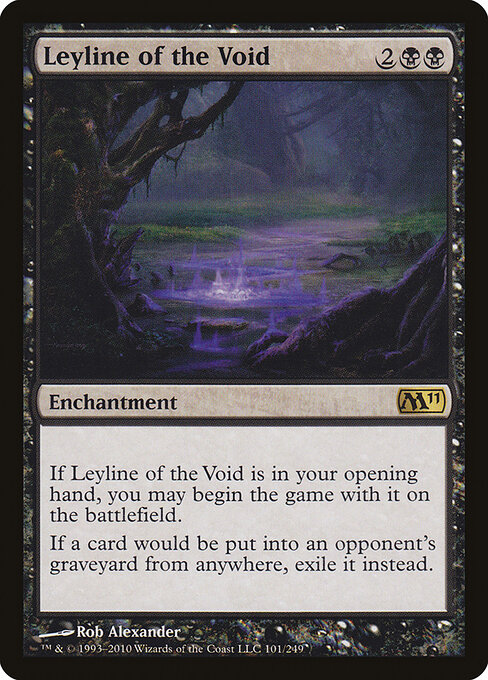 Leyline of the Void — Magic 2011 #101, art by Rob Alexander