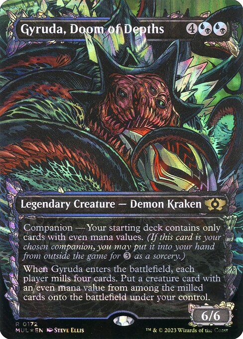 Gyruda, Doom of Depths — Multiverse Legends #172, art by Steve Ellis