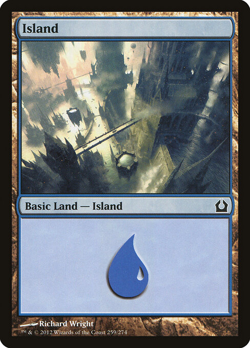 Island — Return to Ravnica #259, art by Richard Wright