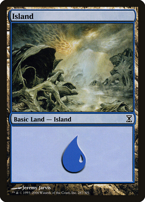 Island — Time Spiral #287, art by Jeremy Jarvis