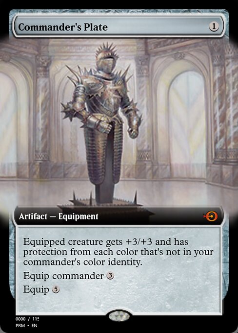Commander's Plate — Magic Online Promos #85988, art by Volkan Baǵa