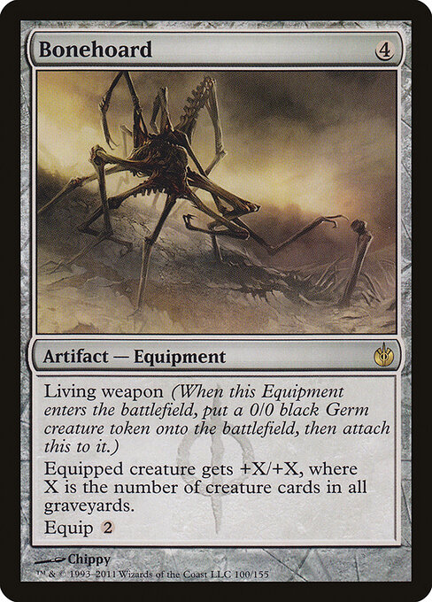 Bonehoard — Mirrodin Besieged #100, art by Chippy