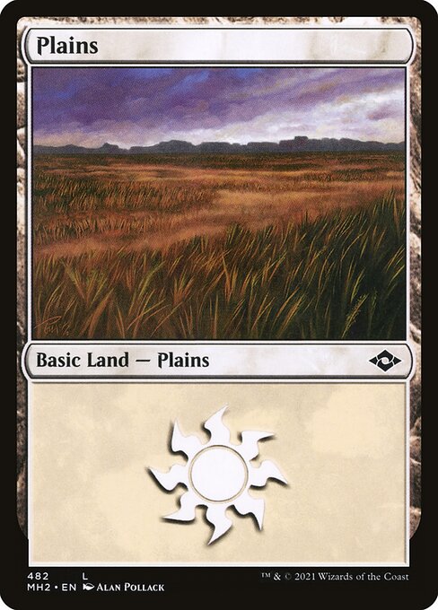 Plains — Modern Horizons 2 #482, art by Alan Pollack