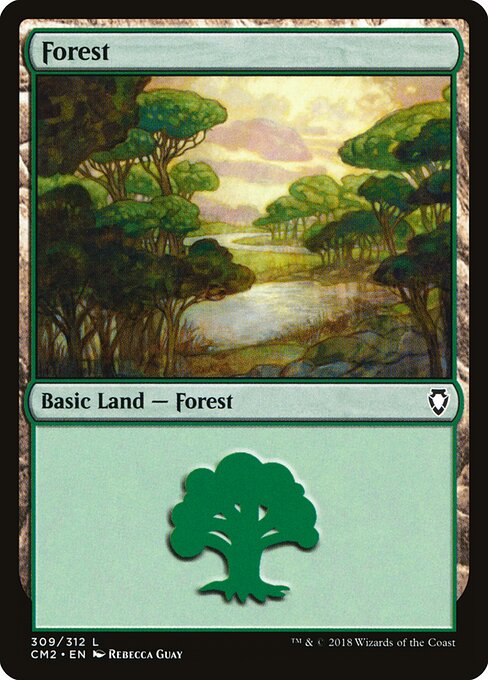 Forest — Commander Anthology Volume II #309, art by Rebecca Guay
