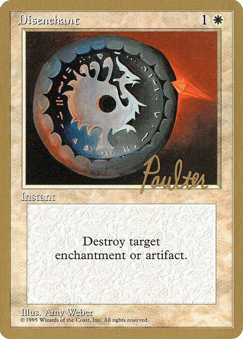 Disenchant — Pro Tour Collector Set #pp22, art by Amy Weber