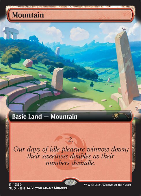 Mountain — Secret Lair Drop #1359, art by Victor Adame Minguez