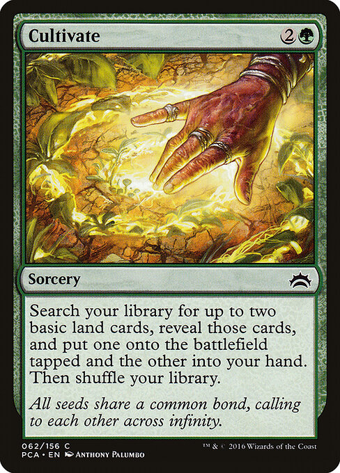 Cultivate — Planechase Anthology #62, art by Anthony Palumbo
