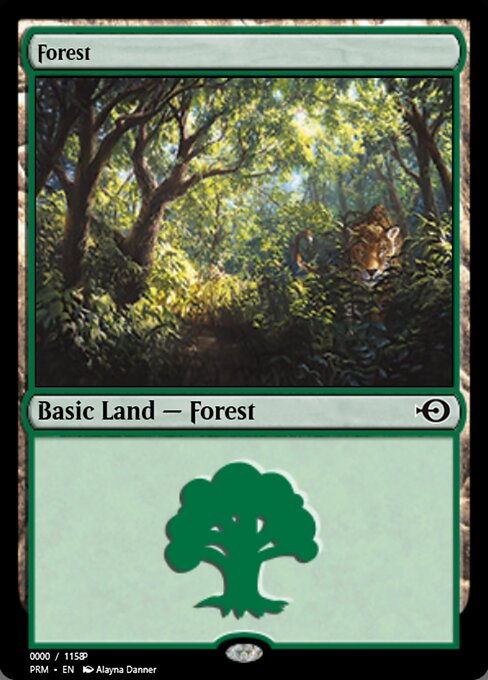 Forest — Magic Online Promos #81876, art by Alayna Danner
