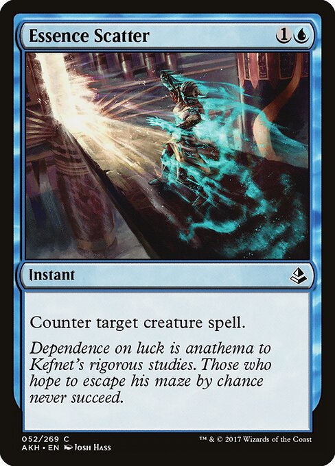 Essence Scatter — Amonkhet #52, art by Josh Hass