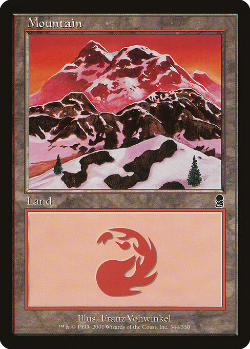 Mountain — Odyssey #344, art by Franz Vohwinkel