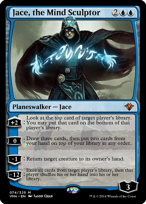 Jace, the Mind Sculptor — Vintage Masters #74, art by Jason Chan