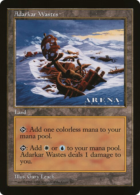 Adarkar Wastes — Oversized League Prizes #26, art by Gary Leach