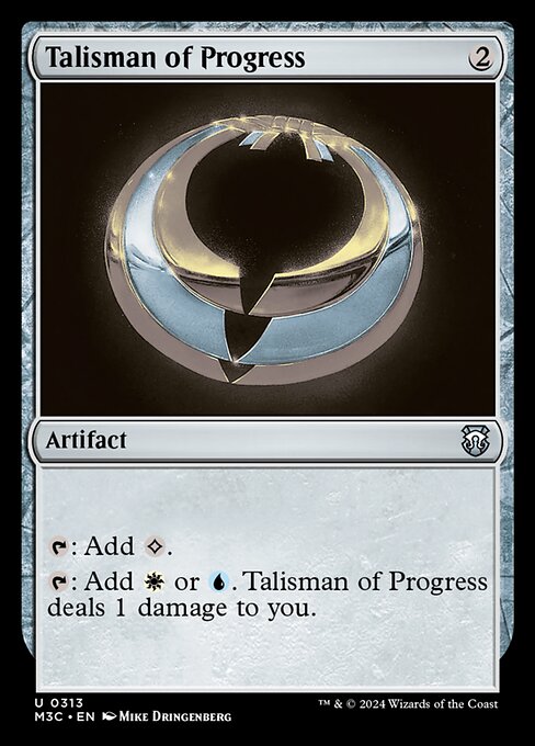Talisman of Progress — Modern Horizons 3 Commander #313, art by Mike Dringenberg