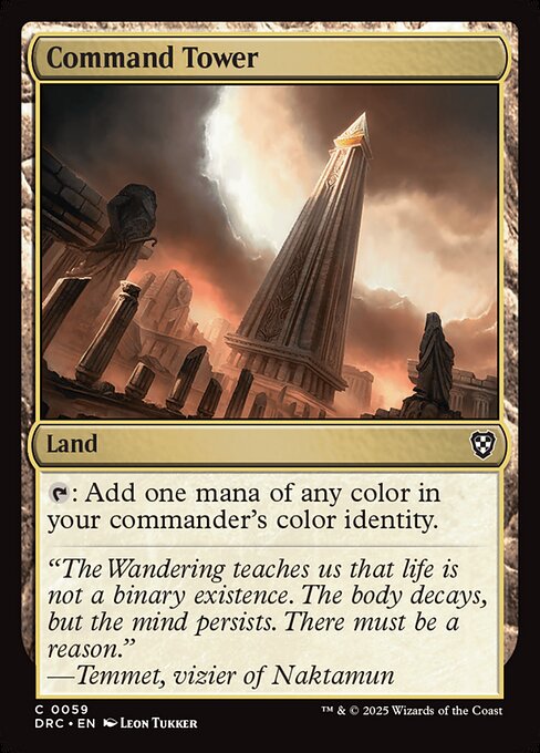 Command Tower — Aetherdrift Commander #59, art by Leon Tukker